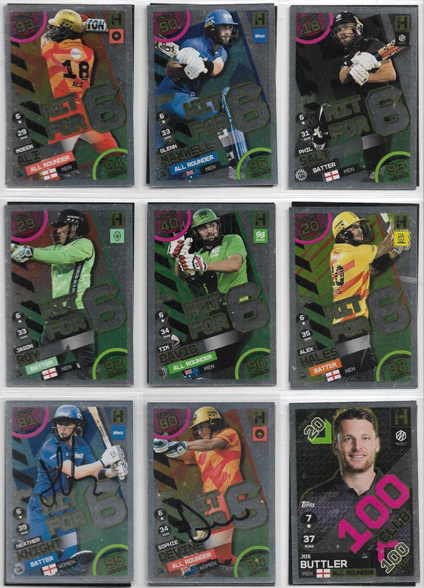 Topps 2023 Cricket Attax The Hundred (160) - PARTIAL
