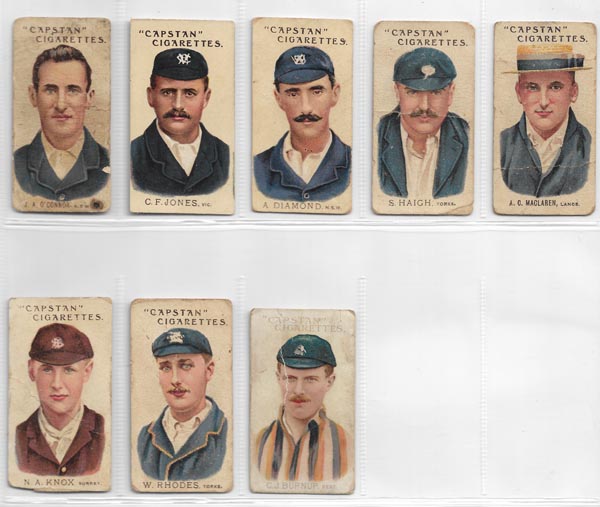 Wills Capstan (1907) Prominent Australian and English Cricketers (73)