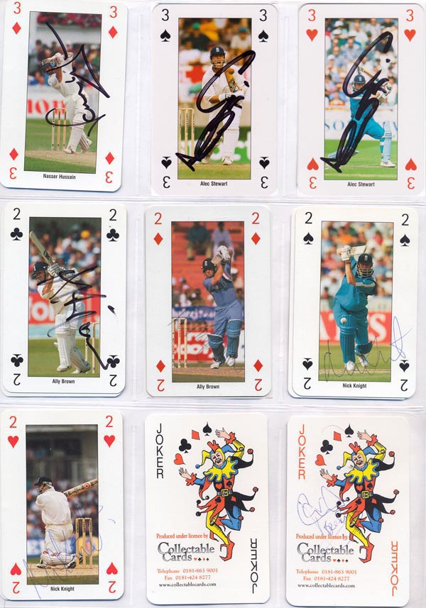 Collectable Cards 1999 World Cup England 