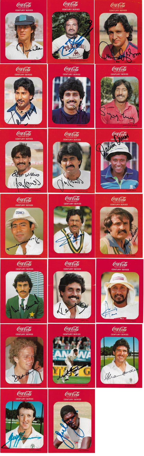 Coca Cola 1990s Century Series Stickers