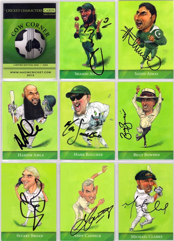 Cow Corner 2013 Cricket Characters Cards John Ireland (51) + Specials