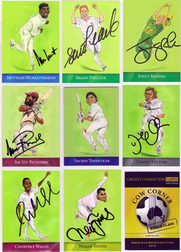 Cow Corner 2014 Cricket Characters Cards John Ireland - World Class (36)