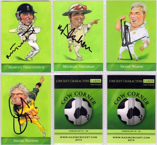 Cow Corner 2013 Cricket Characters Cards John Ireland (51) + Specials