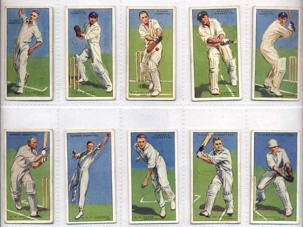 John Player and Sons 1930 Cricketers (50)