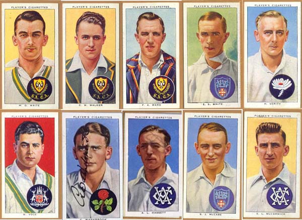 John Player and Sons 1938 Cricketers (50)