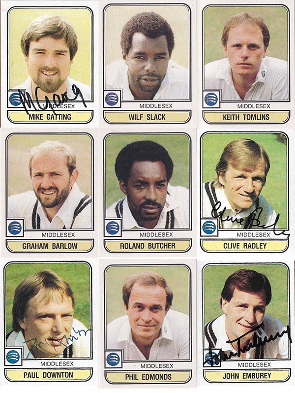 Panini 1983 World Of Cricket Stickers (268)