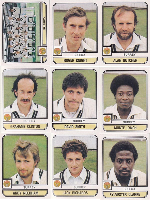 Panini 1983 World Of Cricket Stickers (268)