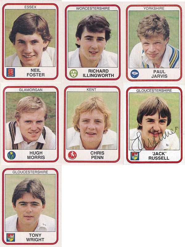 Panini 1983 World Of Cricket Stickers (268)