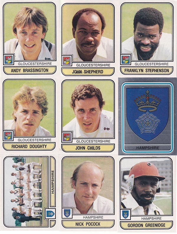 Panini 1983 World Of Cricket Stickers (268)