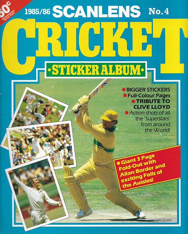 Scanlens 1985-86 Stickers (132)