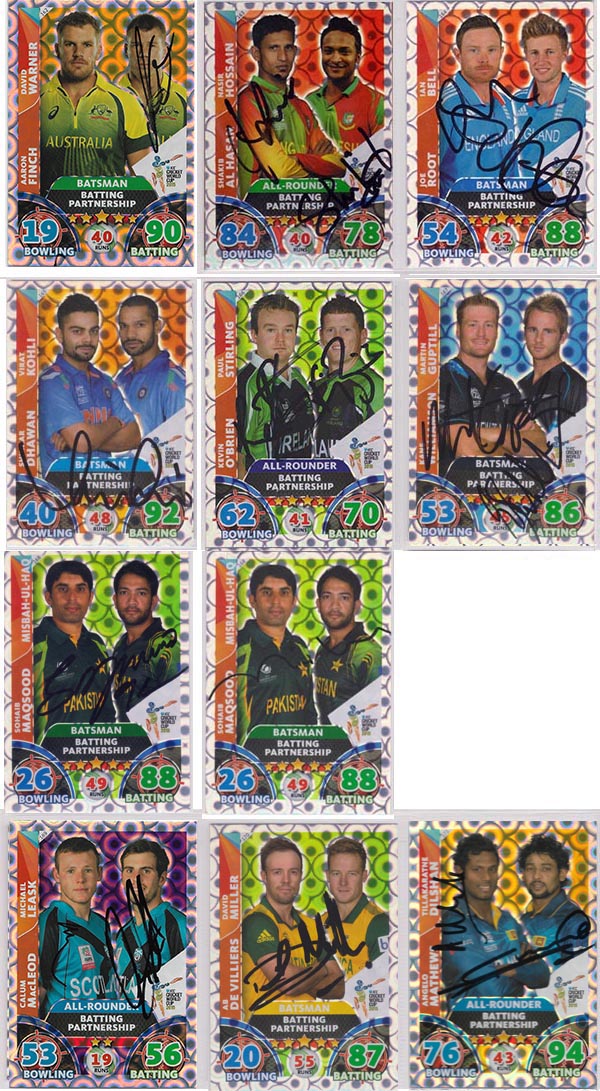 Topps 2015 Cricket Attax World Cup (208)