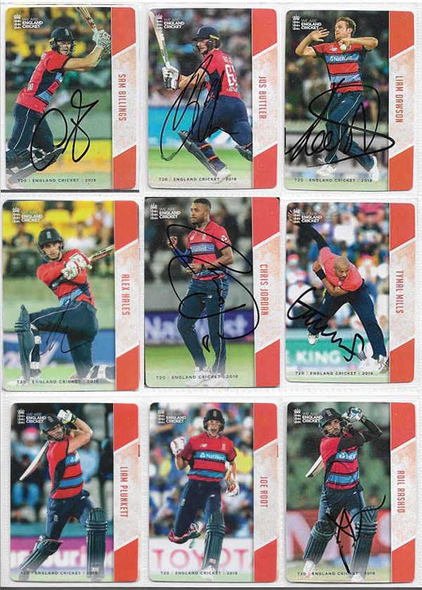 Tap N Play 2018 England Cricket Cards (100) + Specials