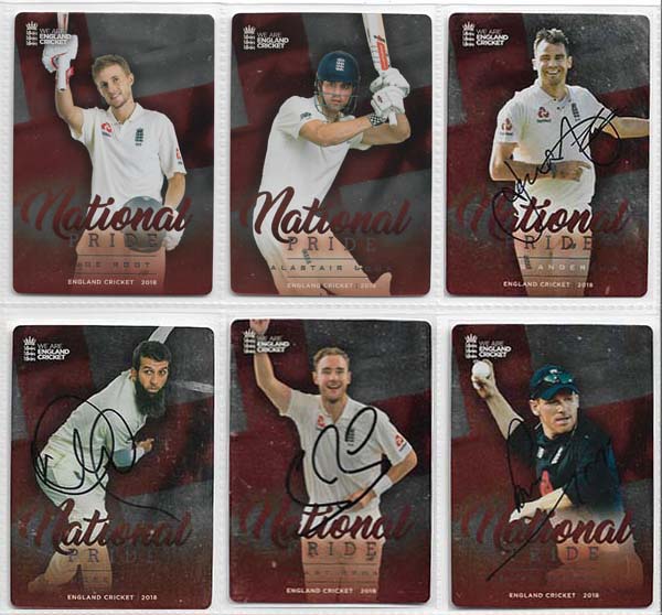 Tap N Play 2018 England Cricket Cards (100) + Specials