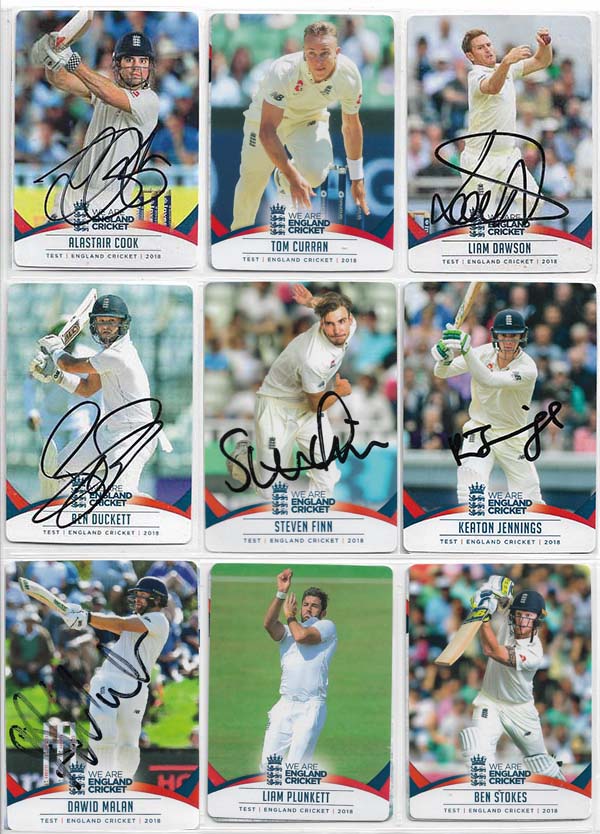 Tap N Play 2018 England Cricket Cards (100) + Specials