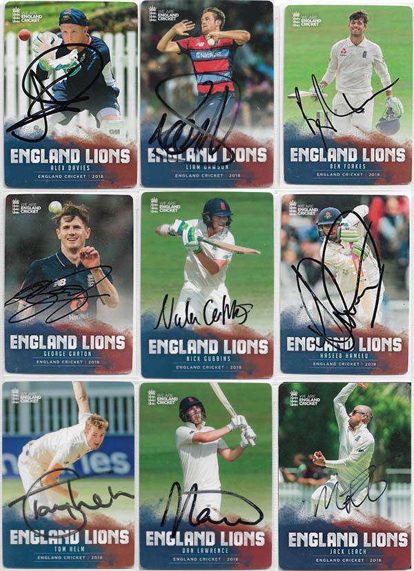 Tap N Play 2018 England Cricket Cards (100) + Specials
