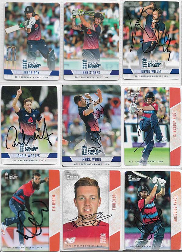 Tap N Play 2018 England Cricket Cards (100) + Specials