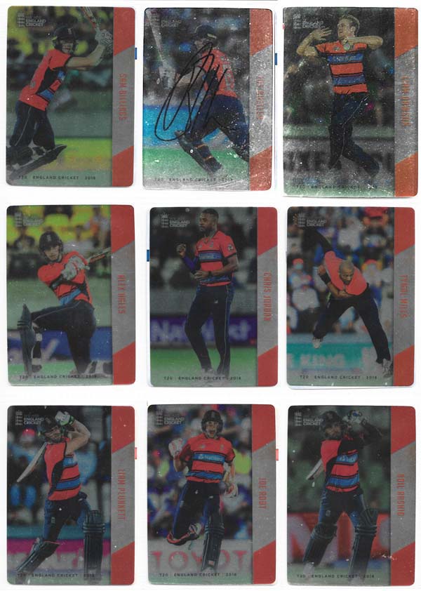 Tap N Play 2018 England Cricket Cards Silver (100)