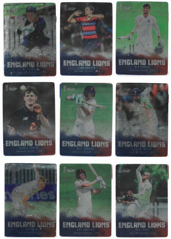 Tap N Play 2018 England Cricket Cards Silver (100)