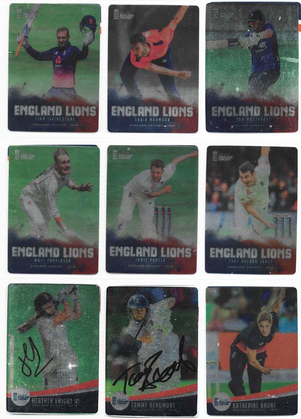 Tap N Play 2018 England Cricket Cards Silver (100)