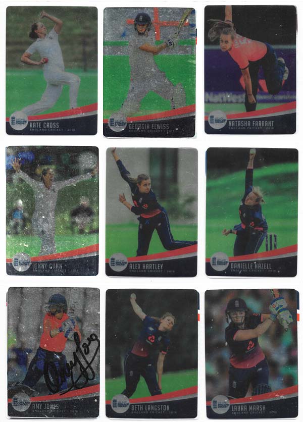 Tap N Play 2018 England Cricket Cards Silver (100)