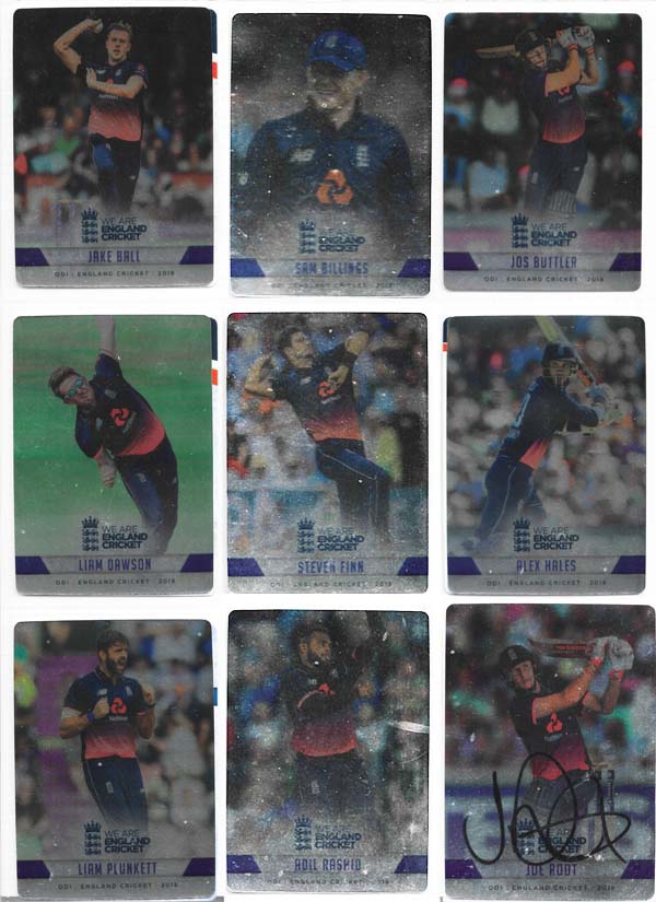 Tap N Play 2018 England Cricket Cards Silver (100)