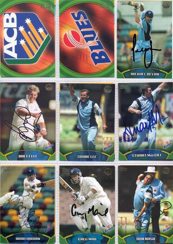 Topps ACB Gold 2001-02 (125) + Specials