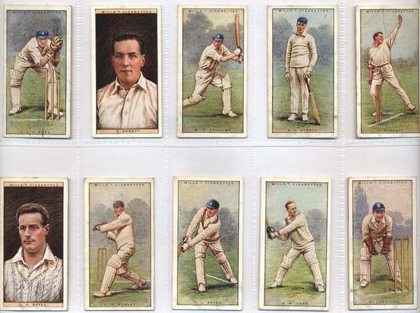 W.D. & H.O. Wills 1928 Cricketers Series 2 (50)